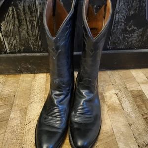 Black Resistol Cowboy Boots womens